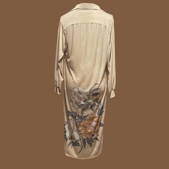 Mac Tac Paris Vintage Floral Dress - Large - Picture 4 of 6